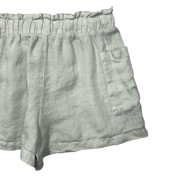 Cloth & Stone Linen Shorts Women's Size Small Mint Green Draw String Shorts - Picture 7 of 11